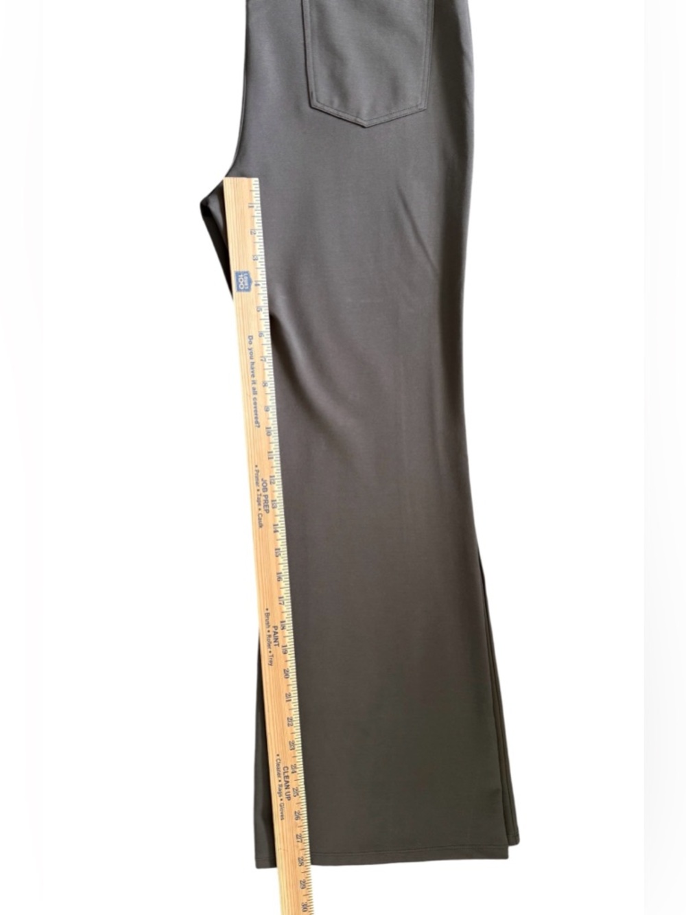 Halara Petite Flare Pants Brown High Rise Stretch Work Yoga L NWOT - Picture 6 of 6